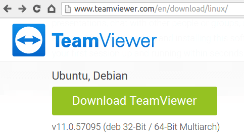 Debian 8安装TeamViewer