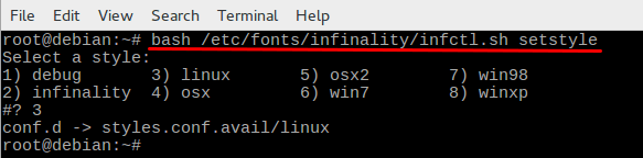 Debian8字体渲染