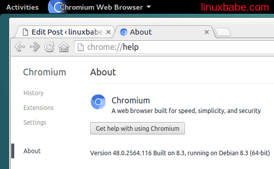 Debian安装Chromium浏览器
