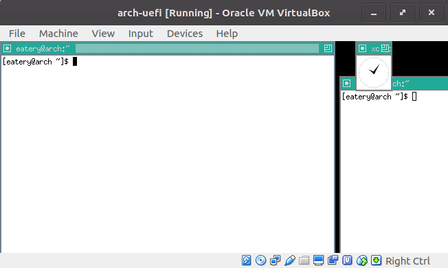 Virtualbox下开启UEFI固件安装Arch Linux虚拟机
