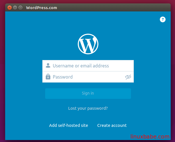 Linux系统安装WordPress.com Desktop App